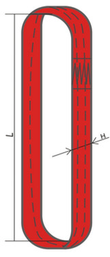 Строп текстильный кольцевой СТК