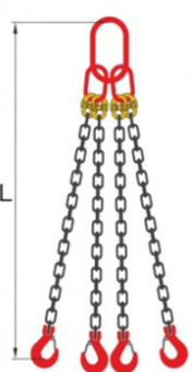 Строп цепной 4СЦ четырехветвевой (8 класс прочности)